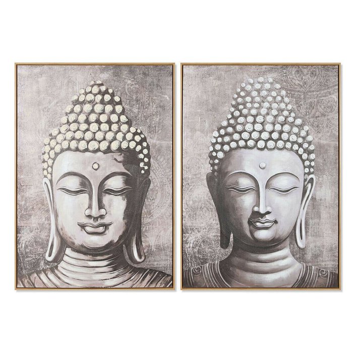 Картина Будда Восточный 70 x 3,5 x 100 cm (2 штук)