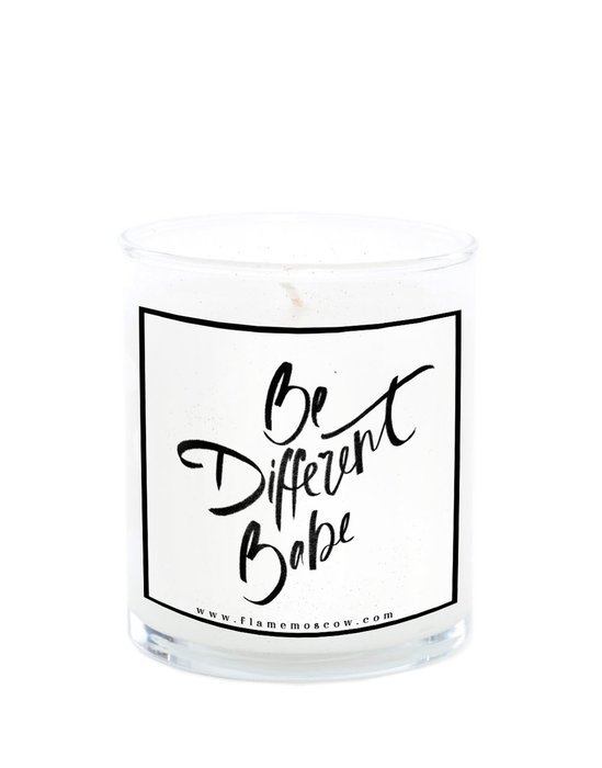 Ароматическая свеча Be Different из 100% кокосового воска Ароматическая свеча Be Different из 100% кокосового воска
