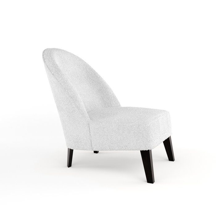 Кресло Ikra из ткани букле белого цвета - купить Интерьерные кресла по цене 68079.0