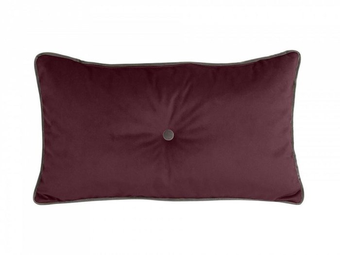 Подушка декоративная Pretty бордового цвета