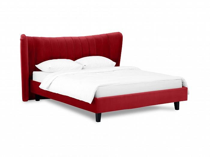 Кровать Queen Agata L 160х200 бордового цвета - купить Кровати для спальни по цене 50880.0
