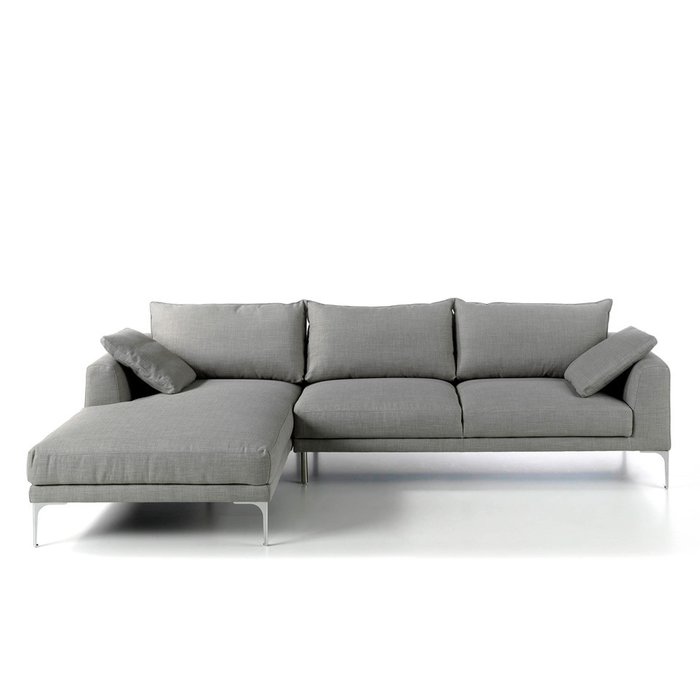 Угловой диван серого цвета - купить Угловые диваны по цене 462990.0