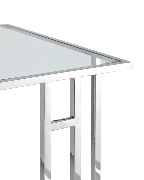 Приставной столик Бостон со стеклянной столешницей  - лучшие Кофейные столики в INMYROOM