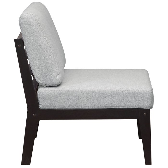 Кресло Массив серого цвета - лучшие Интерьерные кресла в INMYROOM