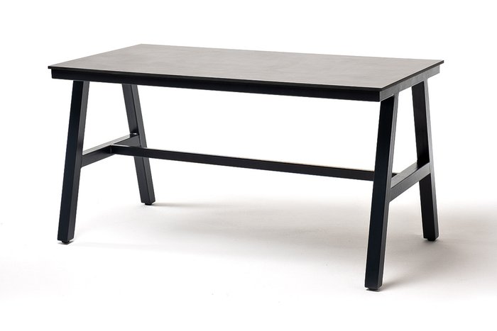 Стол Рио темно-серого цвета - лучшие Садовые столы в INMYROOM