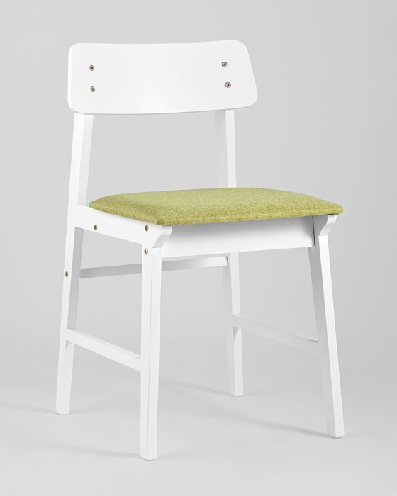 Набор из двух стульев Oden бело-зеленого цвета. - купить Обеденные стулья по цене 4990.0