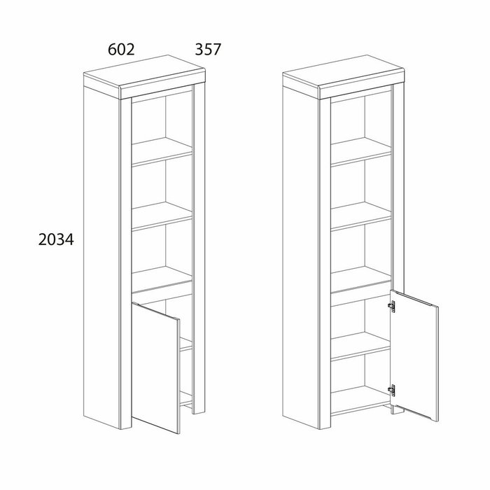 Шкаф Taurus белого цвета - лучшие Шкафы распашные в INMYROOM