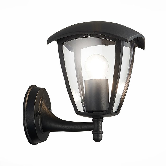 Светильник уличный настенный Sivino черного цвета - лучшие Настенные уличные светильники в INMYROOM