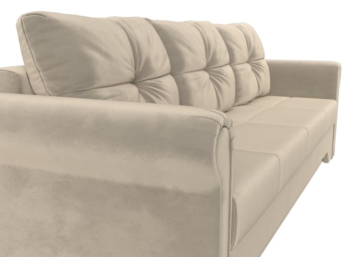 Прямой диван-кровать Европа бежевого цвета - лучшие Прямые диваны в INMYROOM