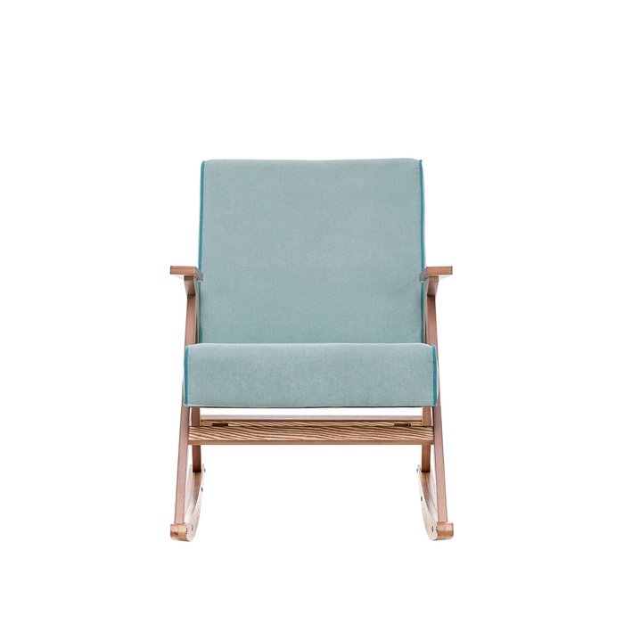 Кресло-качалка Вест бирюзового цвета - купить Интерьерные кресла по цене 14040.0