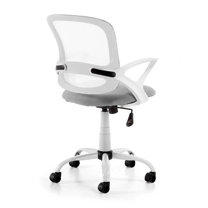 Поворотное кресло Lamberrt серо-белого цвета - лучшие Офисные кресла в INMYROOM