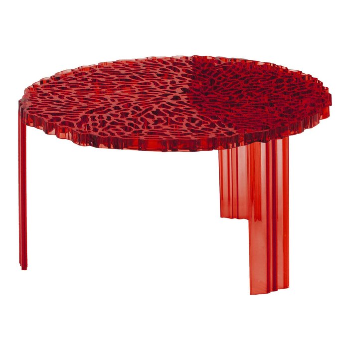 Столик журнальный T-Table красного цвета - купить Журнальные столики по цене 22517.0