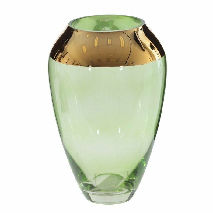 Стеклянная ваза H20 зеленого цвета