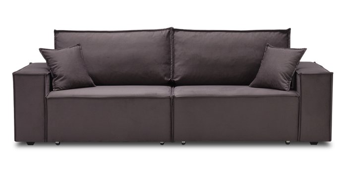 Диван-кровать Фабио коричнево-фиолетового цвета