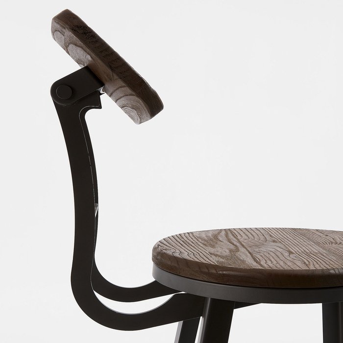 Барный стул Malinda из металла и дерева - лучшие Барные стулья в INMYROOM