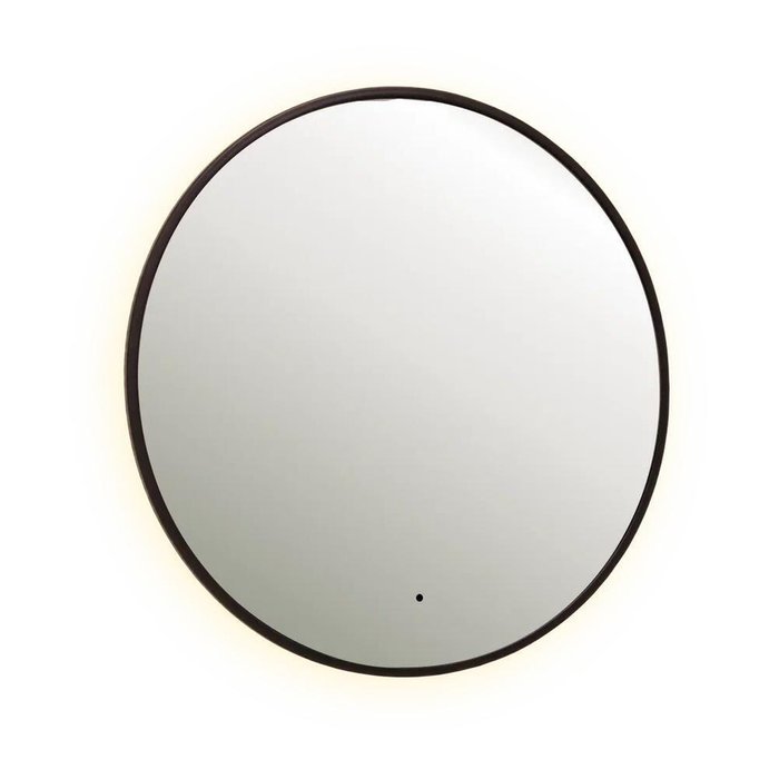 Настенное зеркало Shine D80 черного цвета