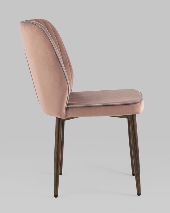 Стул Лоренс пыльно-розового цвета - лучшие Обеденные стулья в INMYROOM