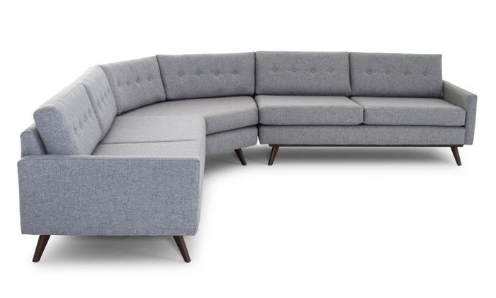 Модульный угловой диван в скандинавском стиле - лучшие Угловые диваны в INMYROOM