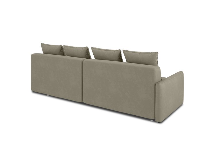 Угловой диван-кровать Bronks серо-бежевого цвета - лучшие Угловые диваны в INMYROOM