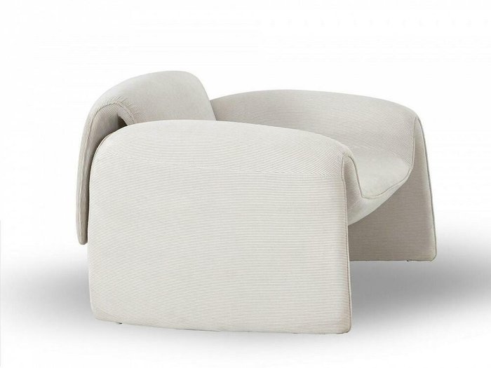 Кресло Groovy белого цвета - лучшие Интерьерные кресла в INMYROOM