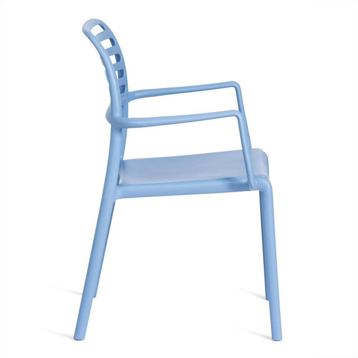Обеденный стул-кресло Valutto голубого цвета - купить Обеденные стулья по цене 5460.0