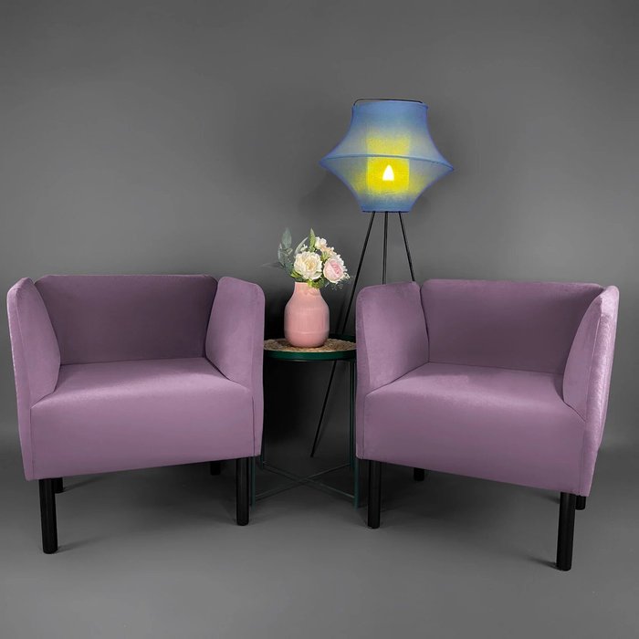 Кресло Монреаль сиреневого цвета - лучшие Интерьерные кресла в INMYROOM