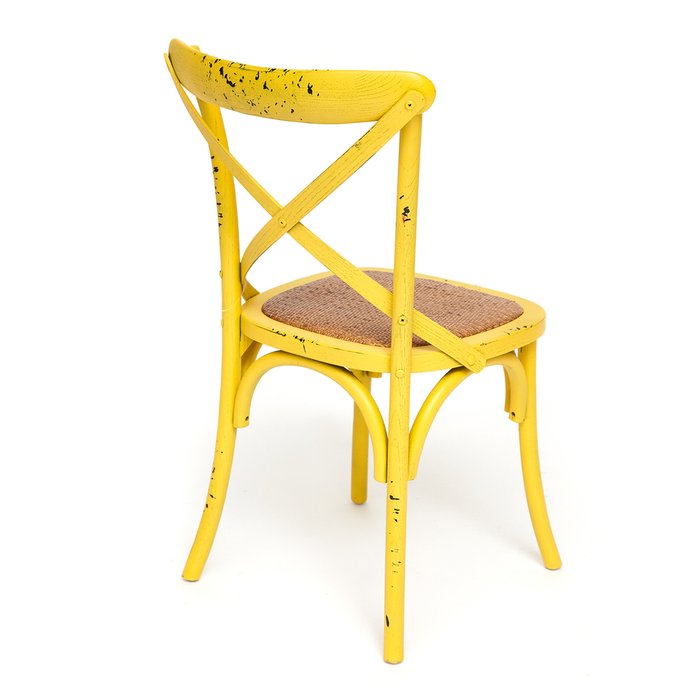 Стул Cross желтого цвета - купить Обеденные стулья по цене 8290.0