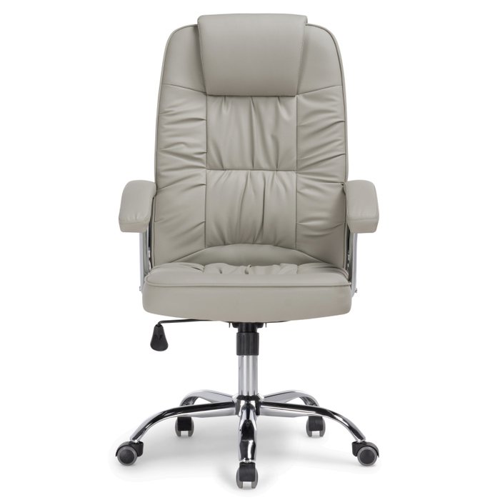 Кресло компьютерное Rik бежево-серого цвета - купить Офисные кресла по цене 11950.0