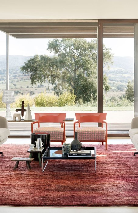 Кресло  Cara оранжевого цвета - лучшие Интерьерные кресла в INMYROOM
