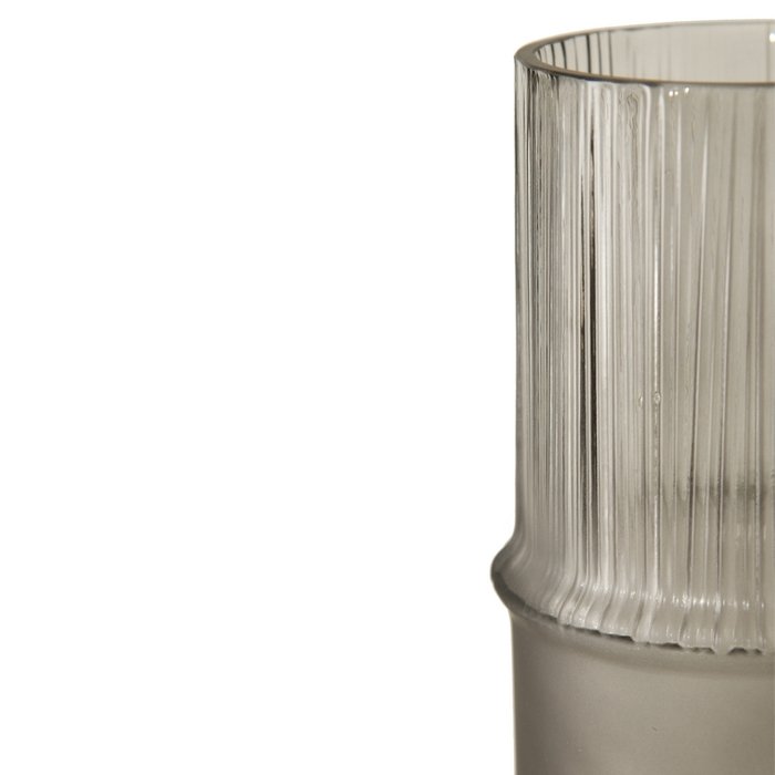 Декоративная ваза S из комбинированного стекла серого цвета - лучшие Вазы  в INMYROOM