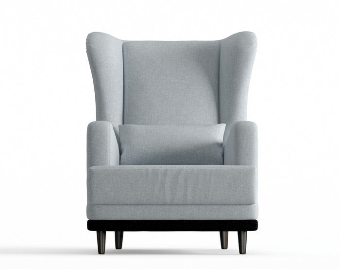 Кресло Грэмми в обивке из рогожки светло-серого цвета - купить Интерьерные кресла по цене 10190.0