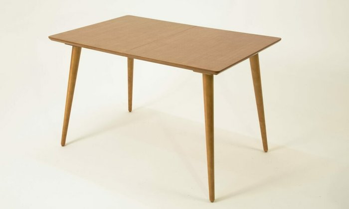 Стол обеденный раскладной Монте светло-коричневого цвета - лучшие Обеденные столы в INMYROOM