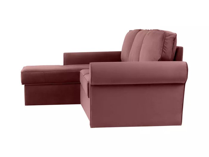 Угловой диван-кровать Murom бордового цвета - лучшие Угловые диваны в INMYROOM