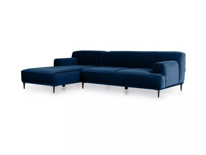 Угловой диван Portofino темно-синего цвета