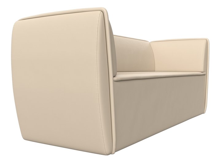 Прямой диван Бергамо бежевого цвета (экокожа) - лучшие Прямые диваны в INMYROOM
