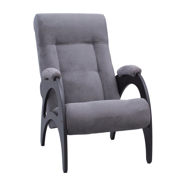 Кресло для отдыха Модель 41 без лозы с обивкой VeronaAntrGrey