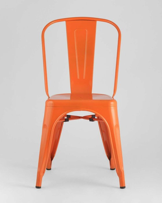 Стул Tolix оранжевого цвета - лучшие Обеденные стулья в INMYROOM