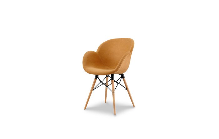 Стул Claudio Bellini на деревянных ножках  - купить Обеденные стулья по цене 13798.0