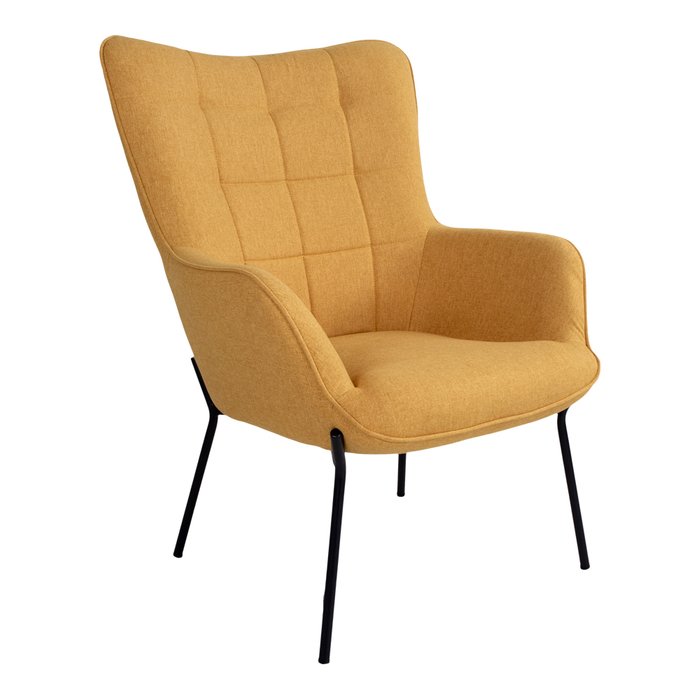 Кресло для отдыха  Glasgow желтого цвета - купить Интерьерные кресла по цене 38800.0