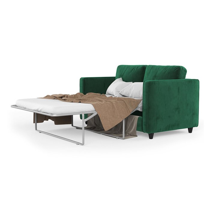 Двухместный раскладной диван Scott MTR зеленый - лучшие Прямые диваны в INMYROOM