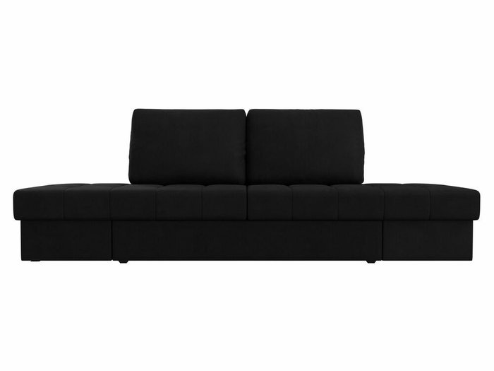 Прямой диван трансформер Сплит черного цвета - купить Прямые диваны по цене 39999.0