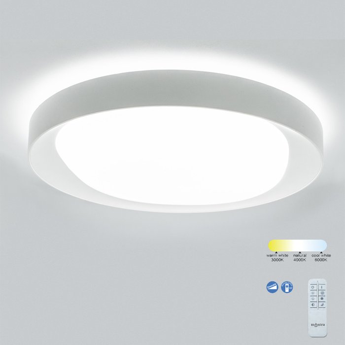 Светильник потолочный Box белого цвета - купить Потолочные светильники по цене 28795.0