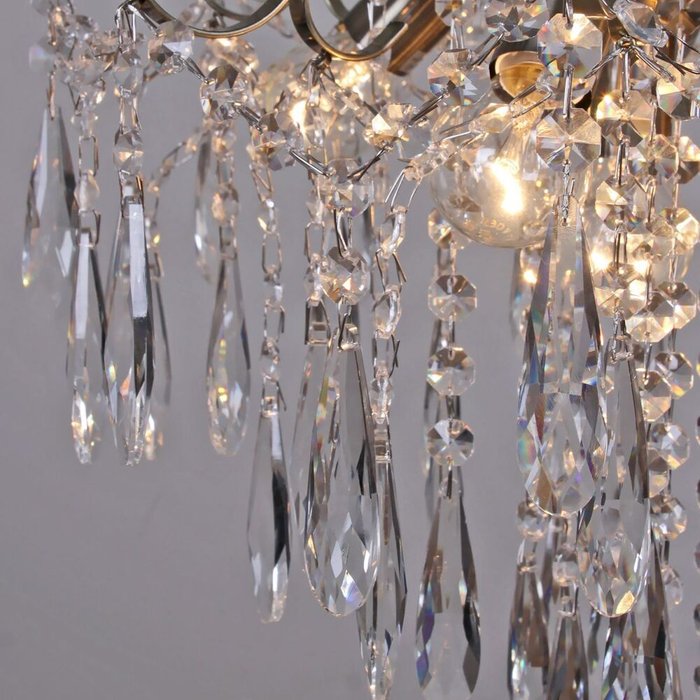 Хрустальная люстра 30300-0.3-800 AB (хрусталь, цвет прозрачный) - купить Подвесные люстры по цене 23420