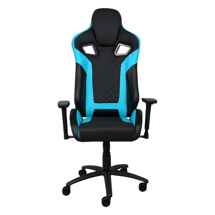 Кресло поворотное Viking черно-голубого цвета - купить Офисные кресла по цене 29910.0
