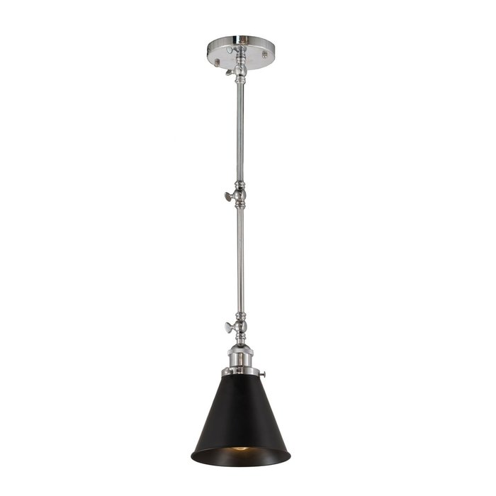 Подвесной светильник Lumina Deco Rubi LDP B007 CHR+BK - купить Подвесные светильники по цене 7015.0