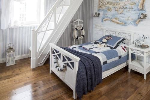Кровать Бретань 90х200 белого цвета - лучшие Кровати для спальни в INMYROOM Кровать Бретань 90х200 белого цвета - лучшие Кровати для спальни в INMYROOM
