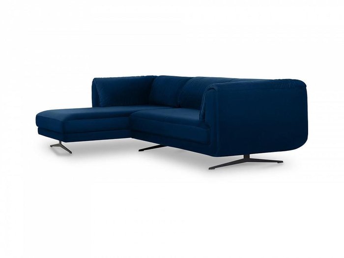 Угловой диван Marsala темно-синего цвета - лучшие Угловые диваны в INMYROOM