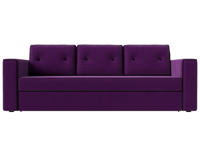 Прямой диван-кровать Принстонн фиолетового цвета - купить Прямые диваны по цене 43999.0