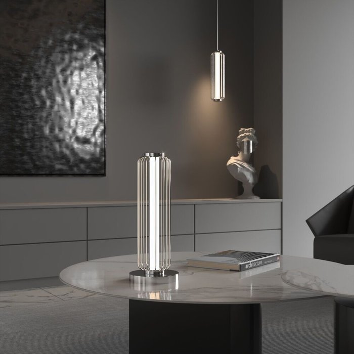 Настольный светильник 308054 LED хром Argent - купить Настольные лампы по цене 9900