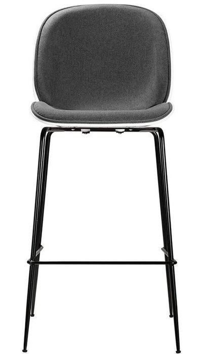 Стул барный Beetle Grey серого цвета - лучшие Барные стулья в INMYROOM